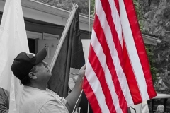 Raising Flag-